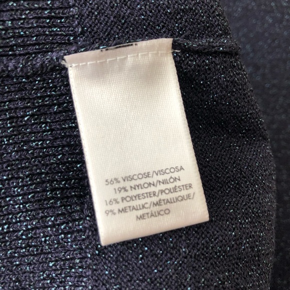 Ann Taylor navy sweater with sparkles NWT - Picture 4 of 5